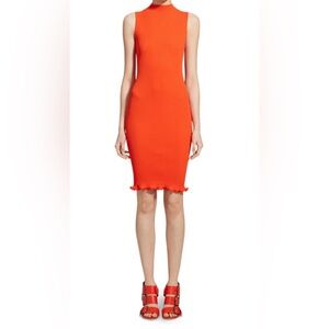 Sies Marjan Orange Sweater‎ Dress Size Small Bodycon EUC